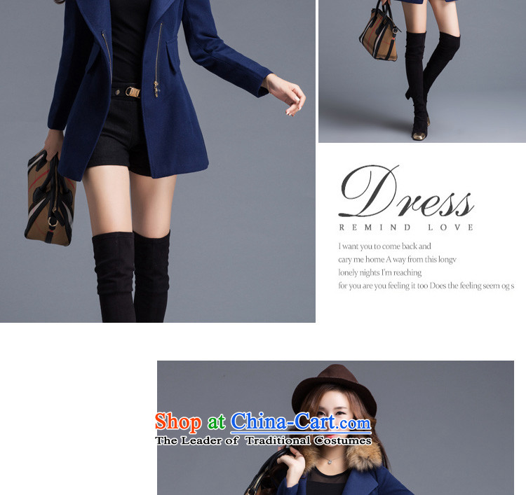 Gross? 2015 autumn and winter coats female new woolen coats in long? 